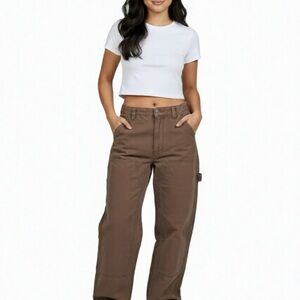 NWT BDG urban outfitters carpenter workwear design slouch wide leg jeans 